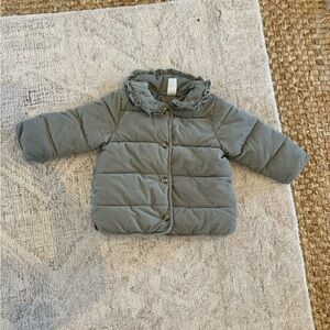 Toddler Girl Corduroy Puffer Jacket